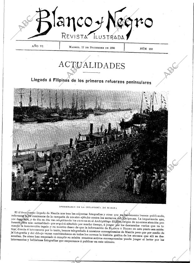 BLANCO Y NEGRO MADRID 12-12-1896 página 3