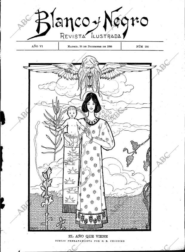BLANCO Y NEGRO MADRID 26-12-1896 página 1