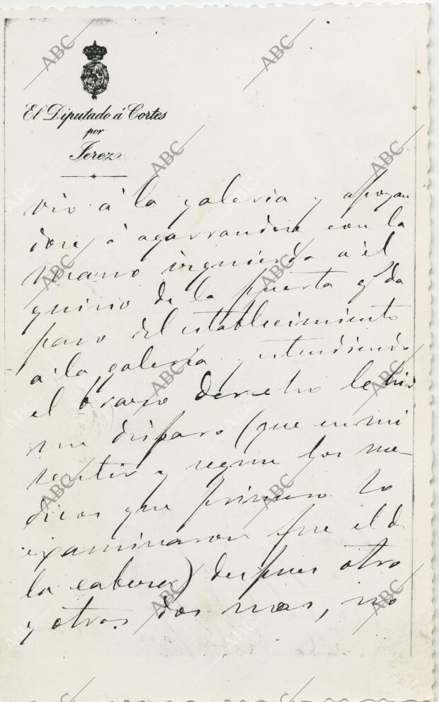 En ella detalla las circunstancias en las que se produjo el magnicidio