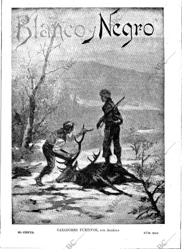 BLANCO Y NEGRO MADRID 30-01-1897 página 1