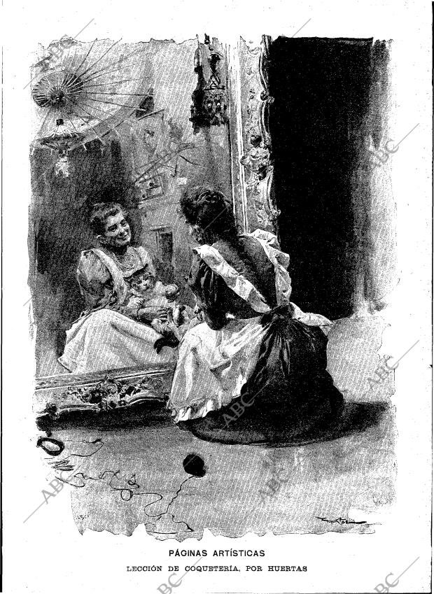 BLANCO Y NEGRO MADRID 30-01-1897 página 17