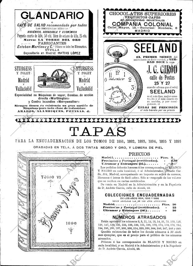 BLANCO Y NEGRO MADRID 06-02-1897 página 20