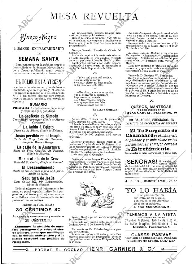 BLANCO Y NEGRO MADRID 10-04-1897 página 18