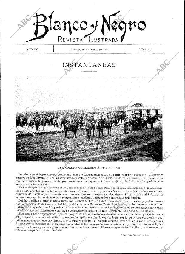 BLANCO Y NEGRO MADRID 10-04-1897 página 3