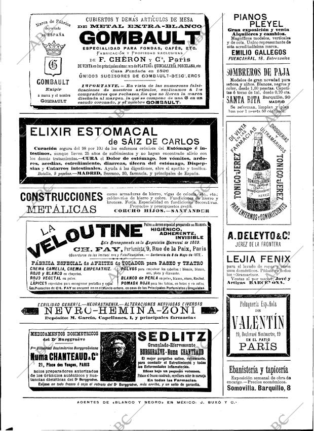 BLANCO Y NEGRO MADRID 24-04-1897 página 23