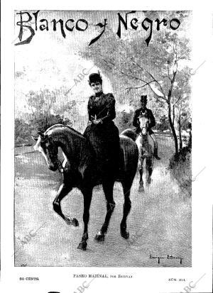 BLANCO Y NEGRO MADRID 08-05-1897 página 1