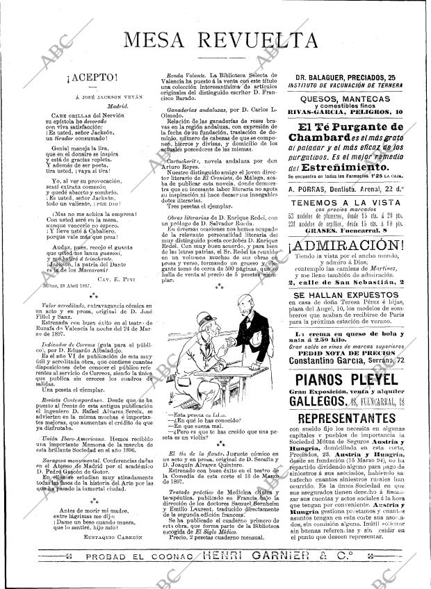 BLANCO Y NEGRO MADRID 08-05-1897 página 18