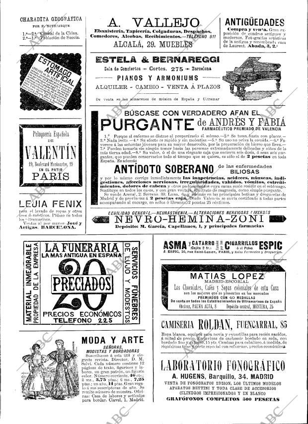 BLANCO Y NEGRO MADRID 29-05-1897 página 21