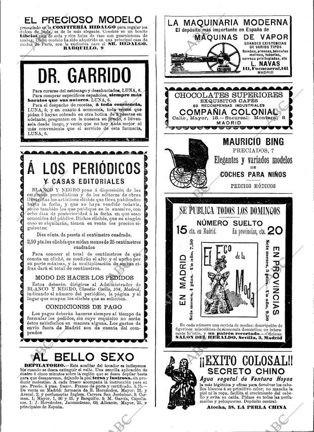 BLANCO Y NEGRO MADRID 29-05-1897 página 23