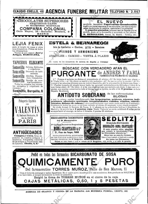 BLANCO Y NEGRO MADRID 12-06-1897 página 20