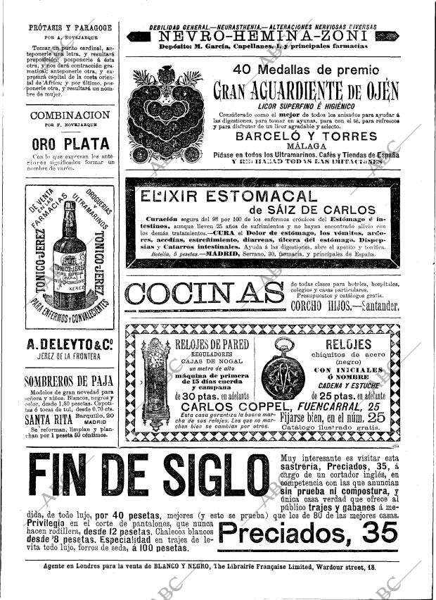 BLANCO Y NEGRO MADRID 12-06-1897 página 23