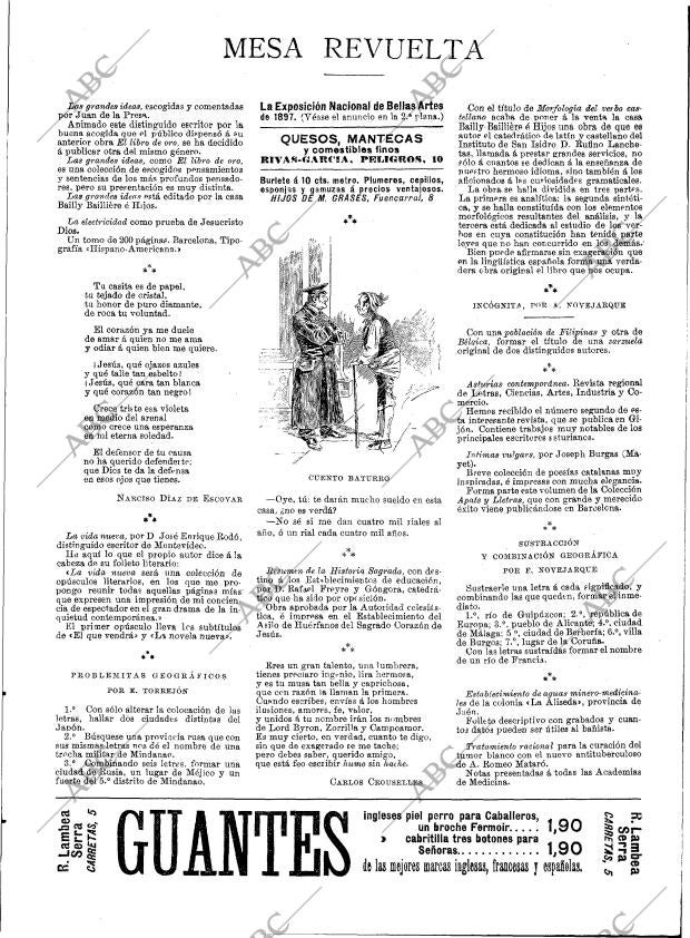 BLANCO Y NEGRO MADRID 23-10-1897 página 19