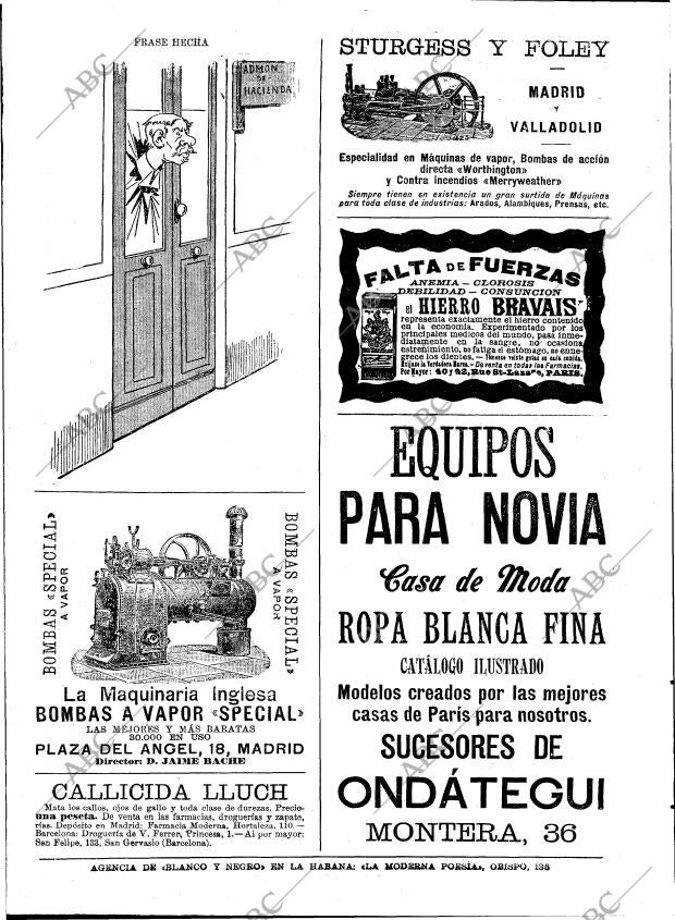 BLANCO Y NEGRO MADRID 23-10-1897 página 22