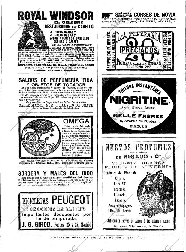 BLANCO Y NEGRO MADRID 23-10-1897 página 23