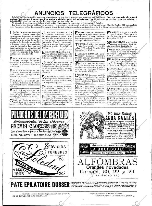 BLANCO Y NEGRO MADRID 23-10-1897 página 24