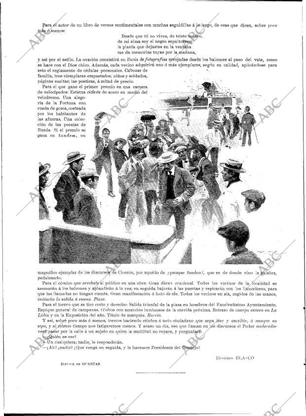 BLANCO Y NEGRO MADRID 23-10-1897 página 6
