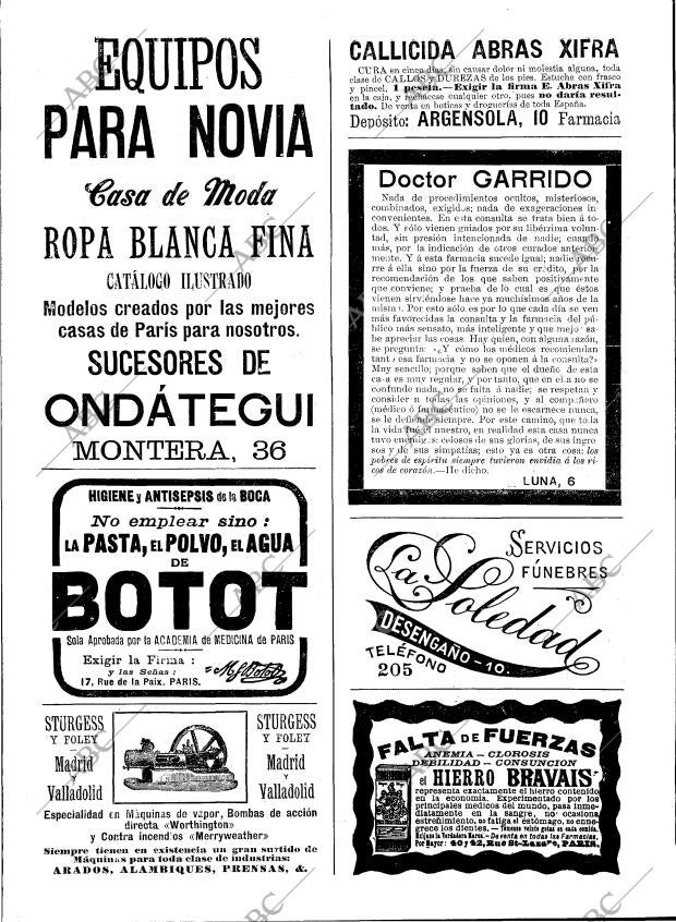 BLANCO Y NEGRO MADRID 20-11-1897 página 19