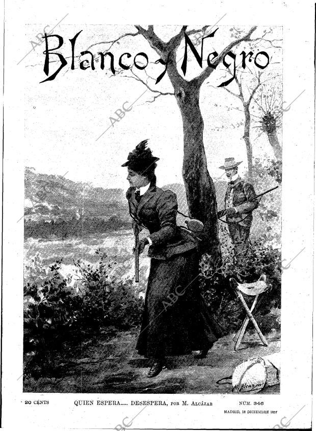 BLANCO Y NEGRO MADRID 18-12-1897 página 1