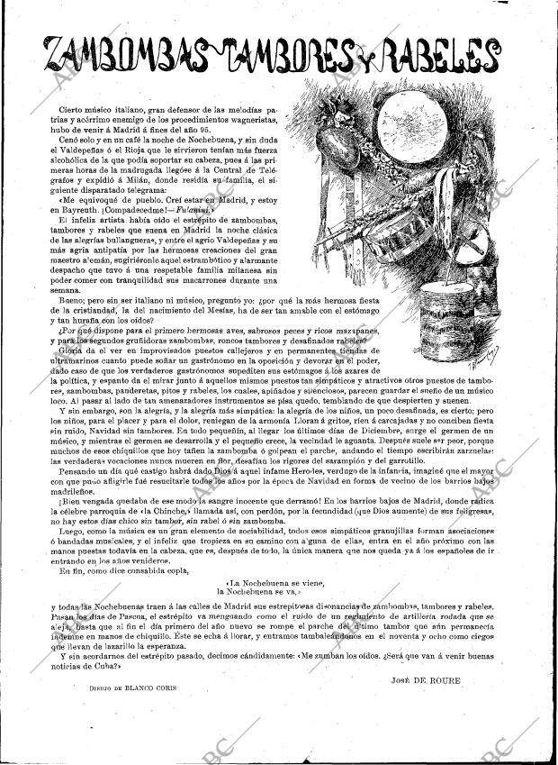 BLANCO Y NEGRO MADRID 25-12-1897 página 15
