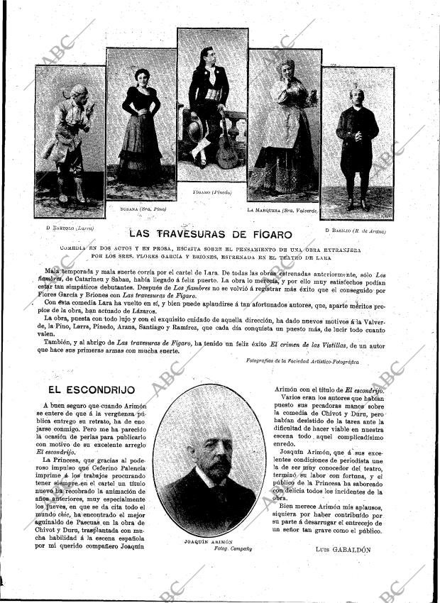 BLANCO Y NEGRO MADRID 08-01-1898 página 11