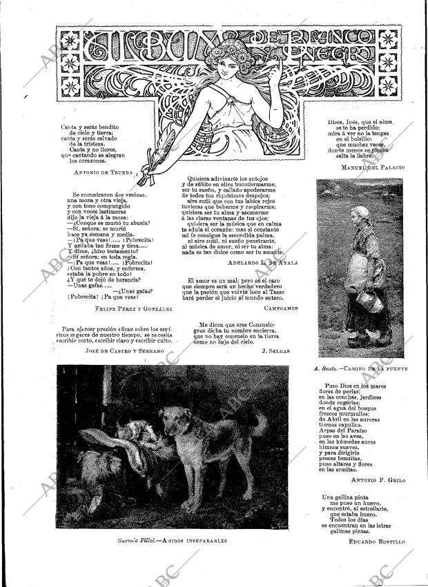 BLANCO Y NEGRO MADRID 15-01-1898 página 10