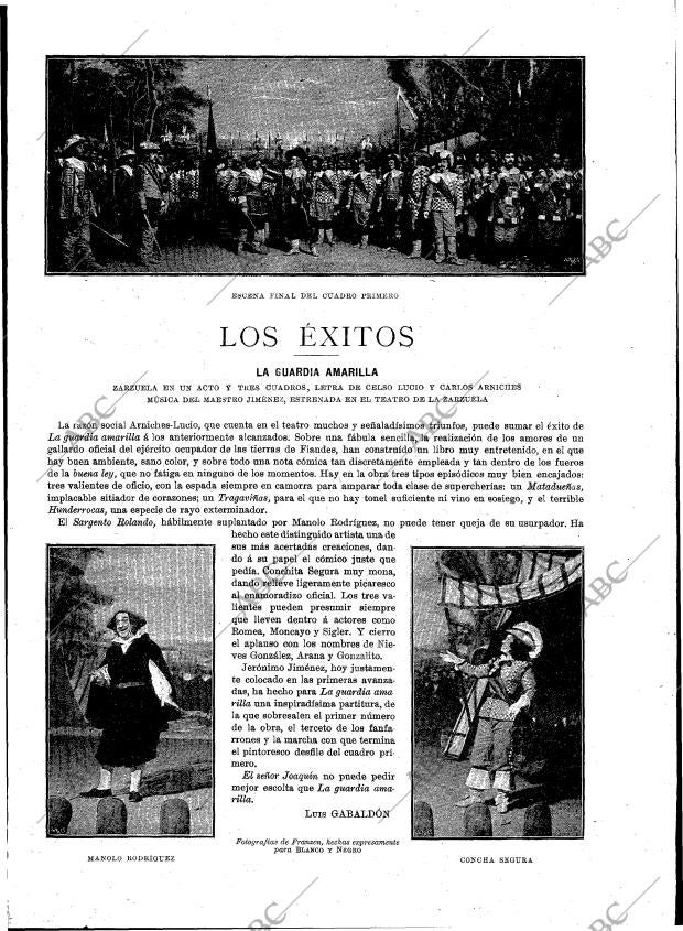 BLANCO Y NEGRO MADRID 15-01-1898 página 7