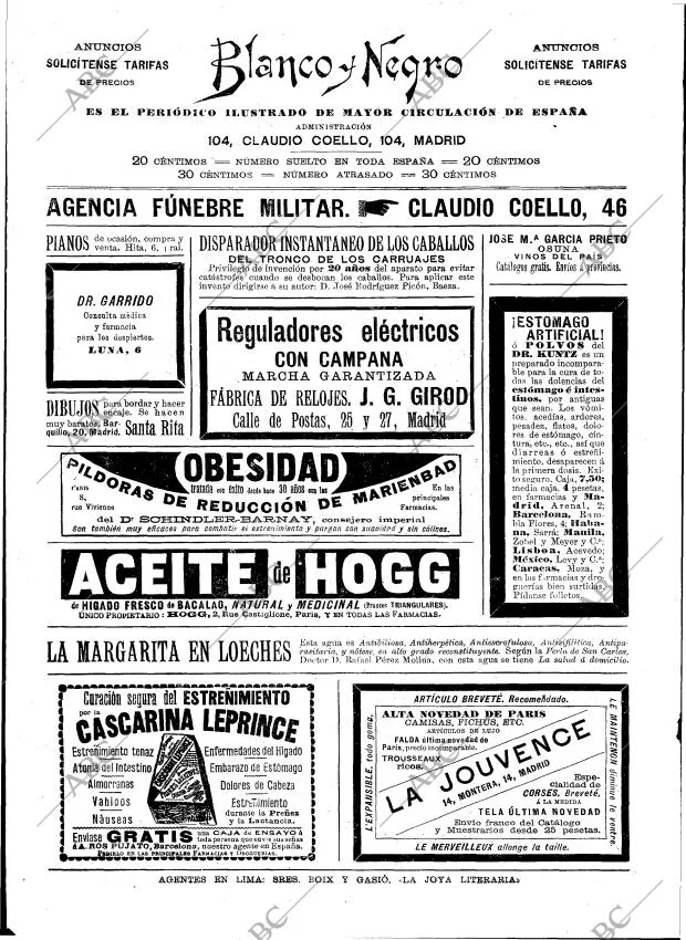 BLANCO Y NEGRO MADRID 26-02-1898 página 2