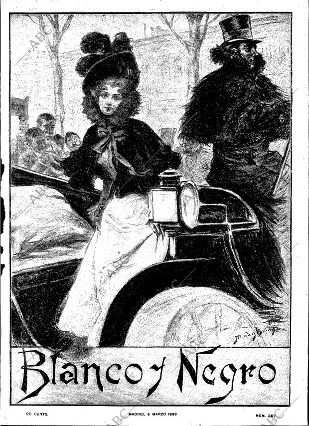 BLANCO Y NEGRO MADRID 05-03-1898 página 1