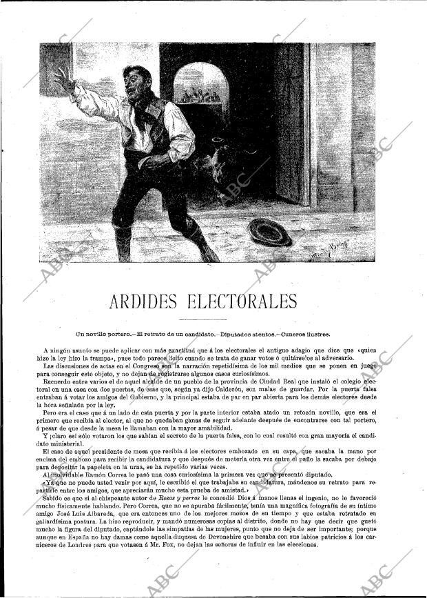 BLANCO Y NEGRO MADRID 26-03-1898 página 14