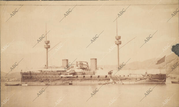 Imagen del acorazado Pelayo