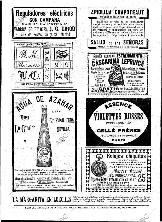 BLANCO Y NEGRO MADRID 02-04-1898 página 19