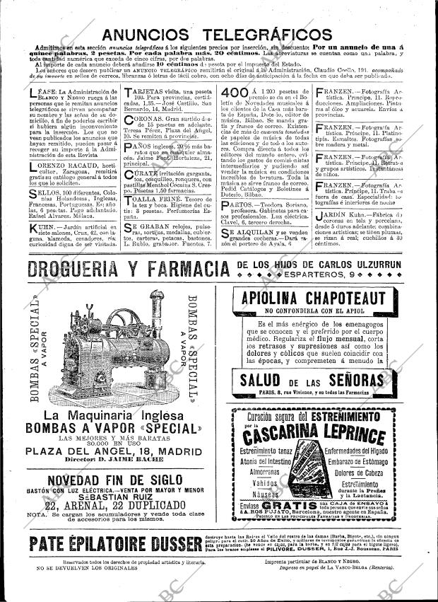 BLANCO Y NEGRO MADRID 30-04-1898 página 26