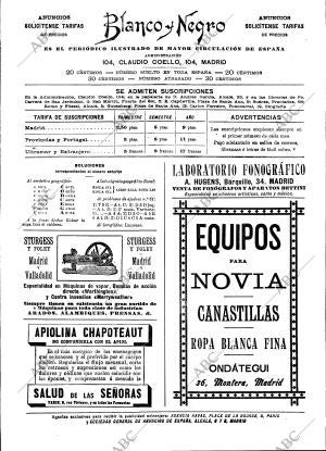 BLANCO Y NEGRO MADRID 23-07-1898 página 2