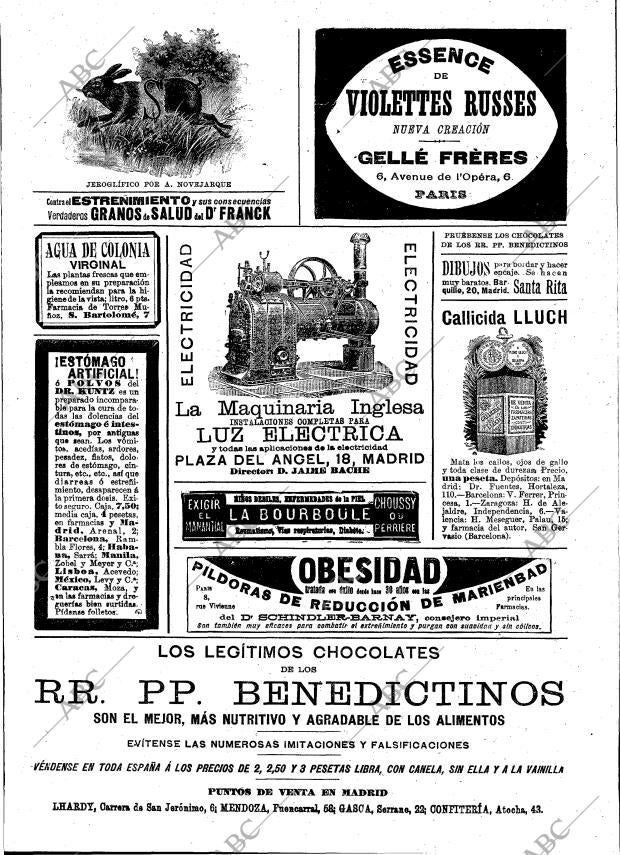 BLANCO Y NEGRO MADRID 23-07-1898 página 23