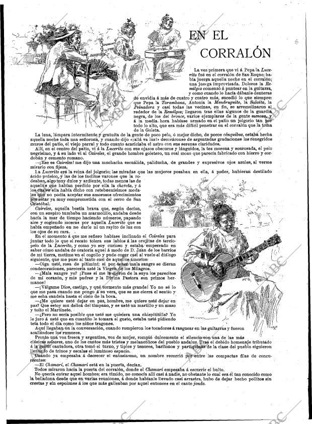 BLANCO Y NEGRO MADRID 13-08-1898 página 17