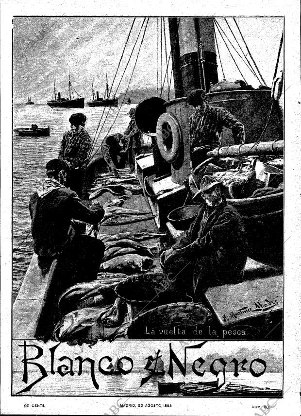 BLANCO Y NEGRO MADRID 20-08-1898 página 1