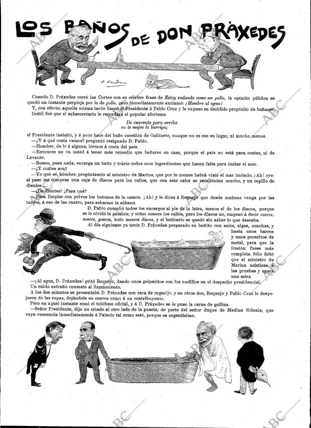 BLANCO Y NEGRO MADRID 20-08-1898 página 3