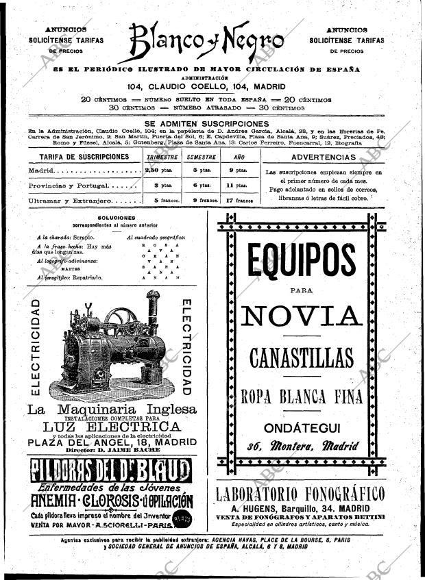 BLANCO Y NEGRO MADRID 01-10-1898 página 21