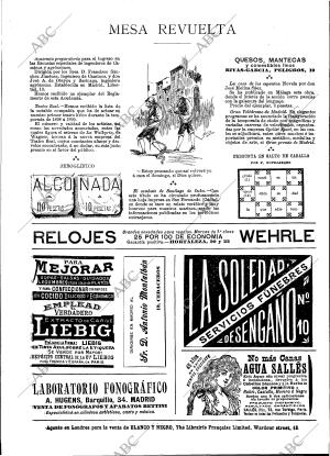 BLANCO Y NEGRO MADRID 08-10-1898 página 20