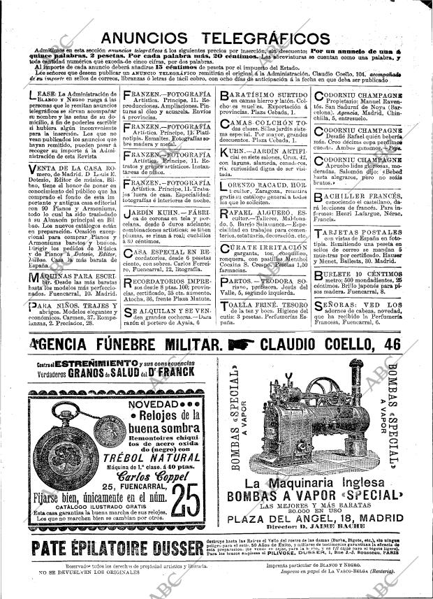 BLANCO Y NEGRO MADRID 08-10-1898 página 24