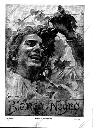 BLANCO Y NEGRO MADRID 22-10-1898 página 1