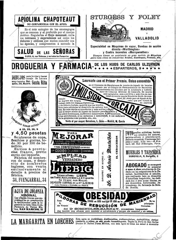 BLANCO Y NEGRO MADRID 22-10-1898 página 23