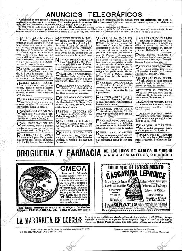 BLANCO Y NEGRO MADRID 05-11-1898 página 24