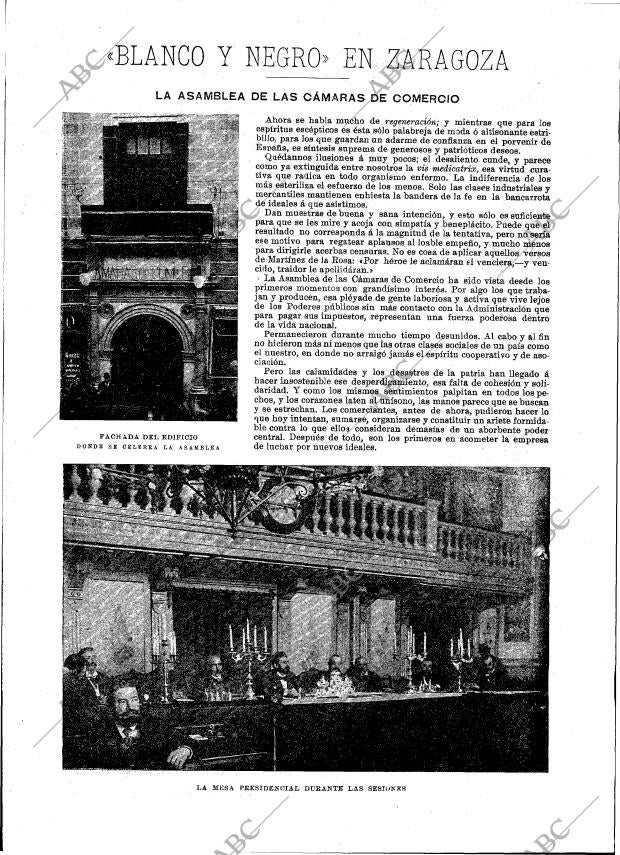 BLANCO Y NEGRO MADRID 26-11-1898 página 14