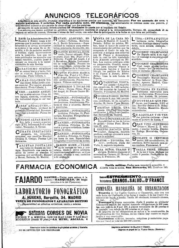 BLANCO Y NEGRO MADRID 26-11-1898 página 24