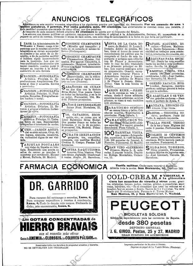 BLANCO Y NEGRO MADRID 10-12-1898 página 24
