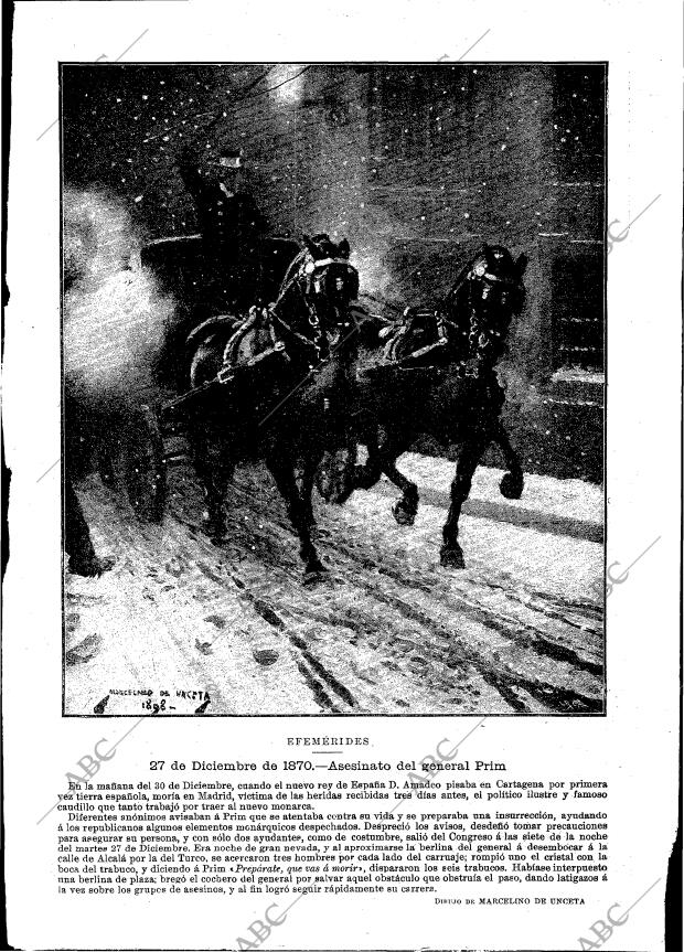 BLANCO Y NEGRO MADRID 24-12-1898 página 2