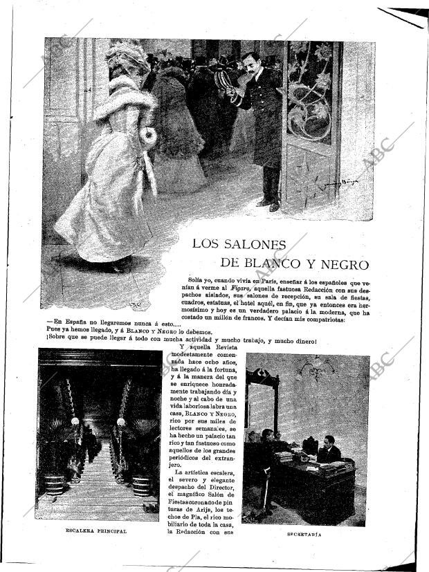 BLANCO Y NEGRO MADRID 04-02-1899 página 7