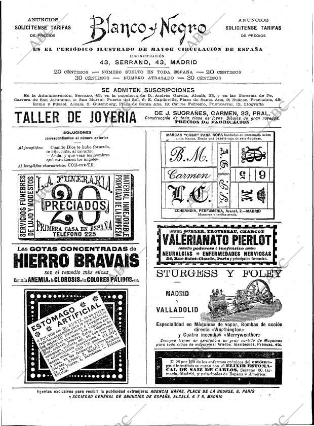 BLANCO Y NEGRO MADRID 11-02-1899 página 17