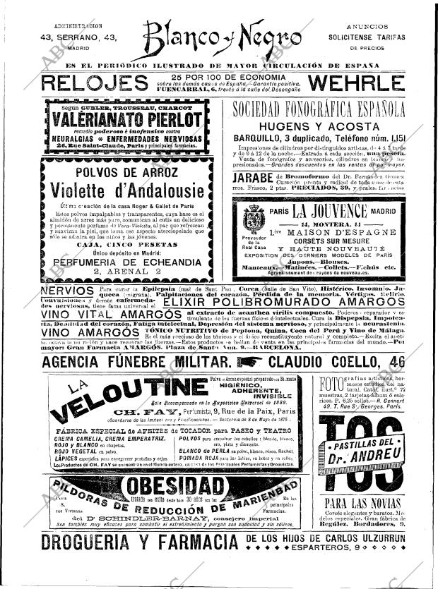 BLANCO Y NEGRO MADRID 08-04-1899 página 2